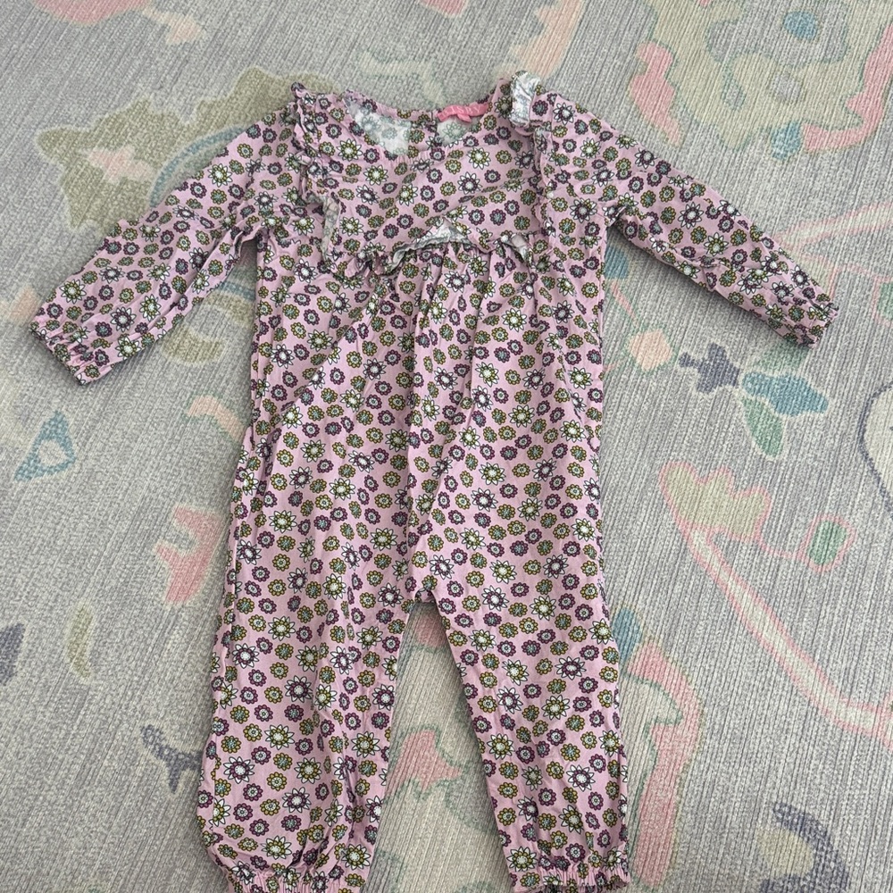 Bisby Floral Pink jumper -18m